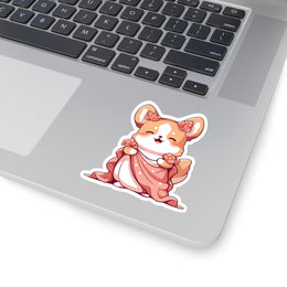 Corgi Greek Goddess Sticker Kawaii Doggo Gift