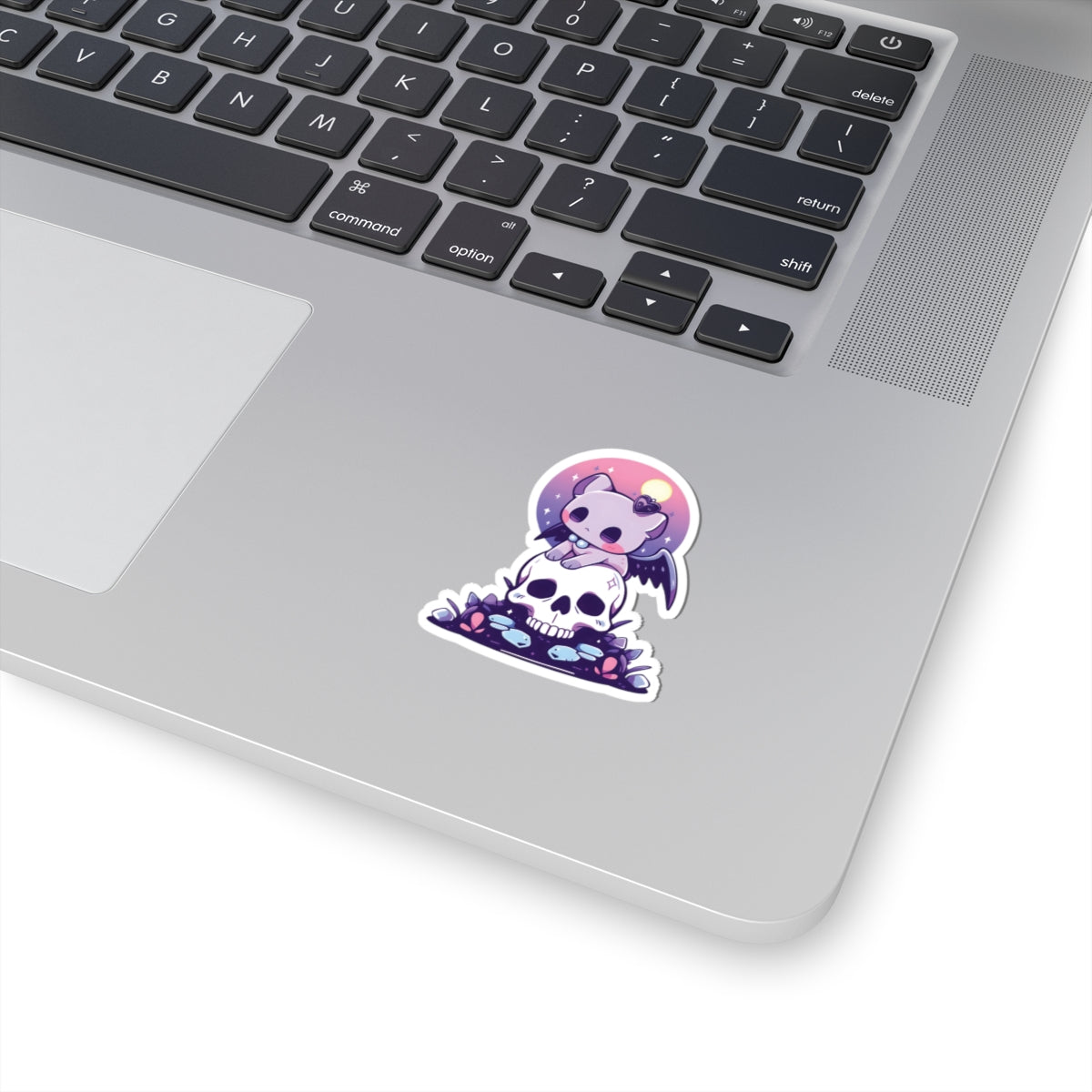 Pastel Cat Skull Sticker