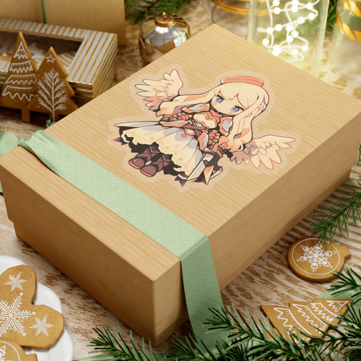 Holy Angel Warrior Sticker