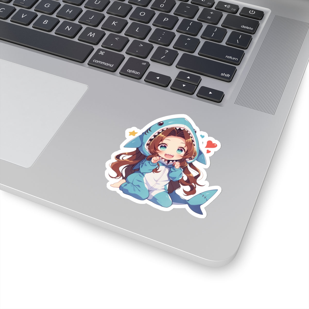 Aerith Cute Shark Sticker