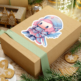 Cute Angelic Warrior Sticker