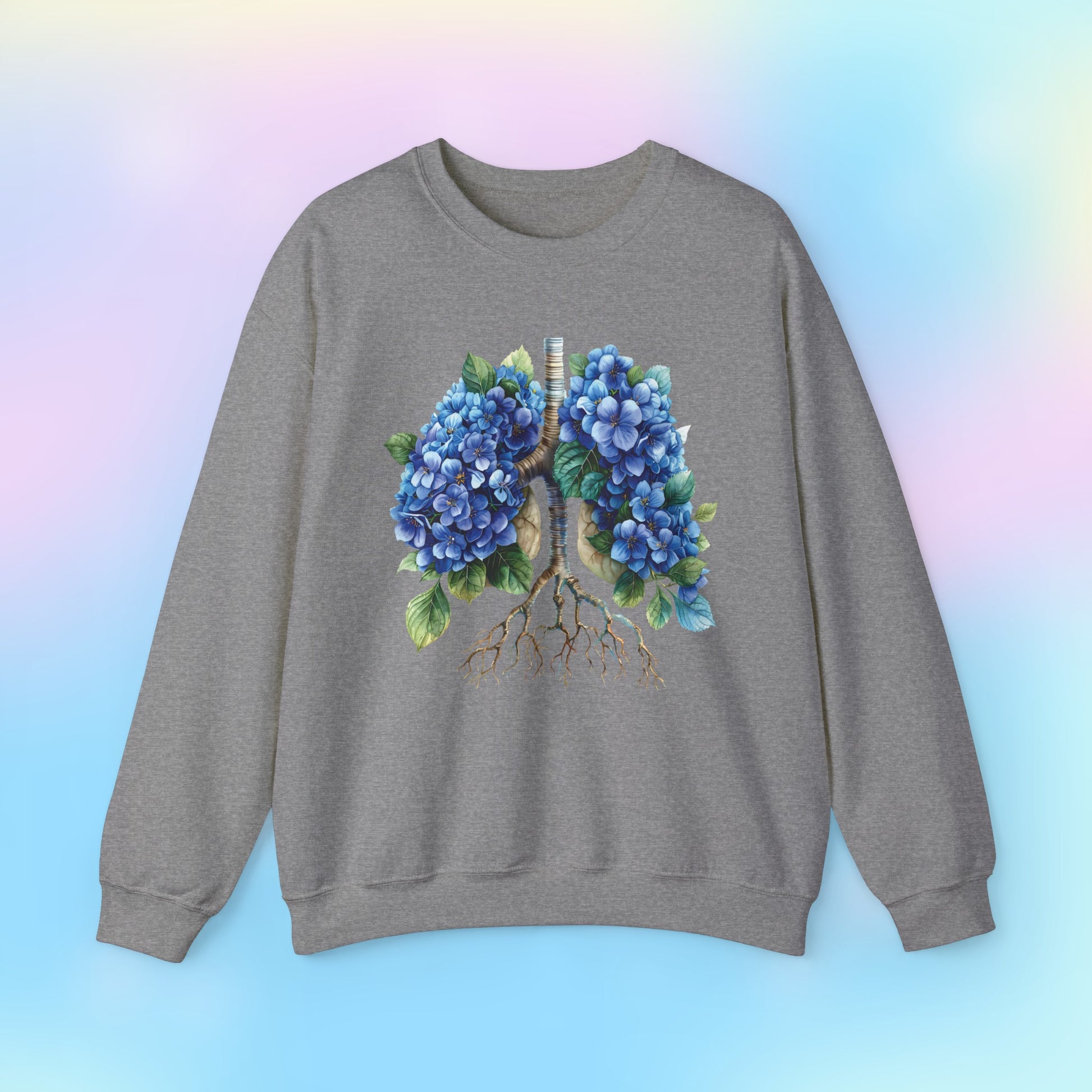 Hydrangea Lung Anatomy Sweatshirt