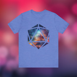 D20 Galaxy Dice Unisex T-Shirt