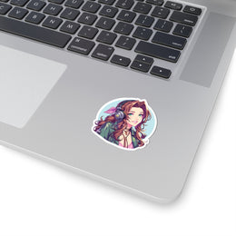 Aerith FF7 Lofi Sticker