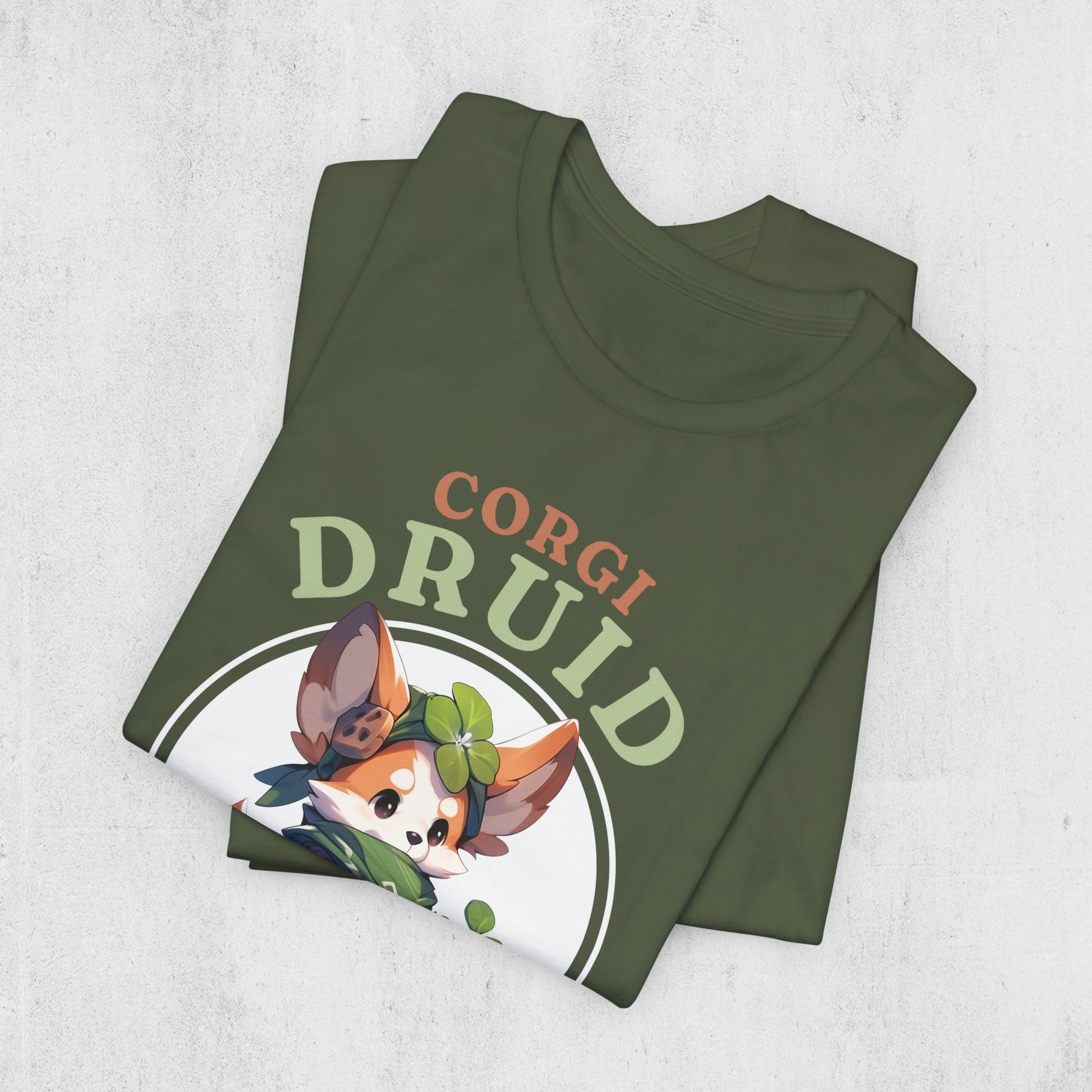 Corgi Druid DND T-Shirt