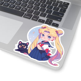 Judging Sailor Moon and Luna Sticker