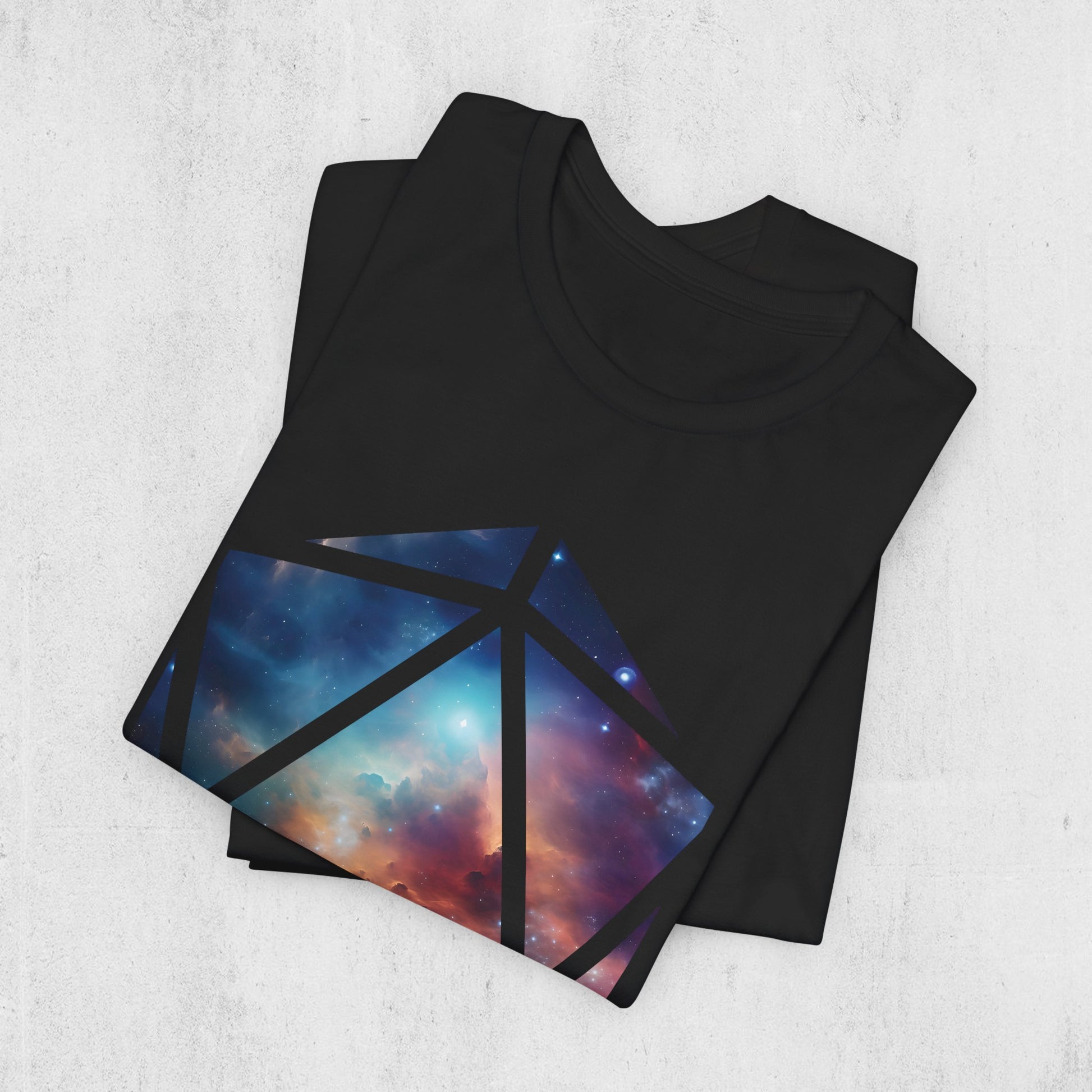 D20 Galaxy Dice Unisex T-Shirt