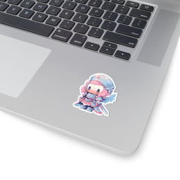 Cute Angelic Warrior Sticker