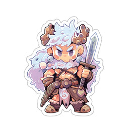 Cute Barbarian Sticker