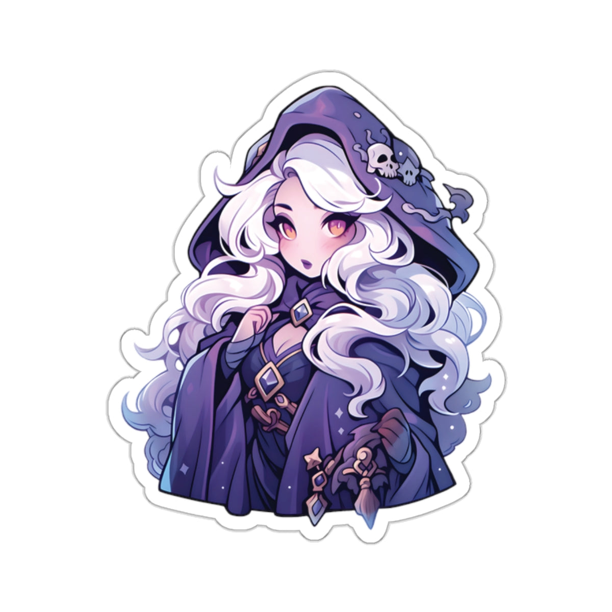 Pretty Necromancer Sticker