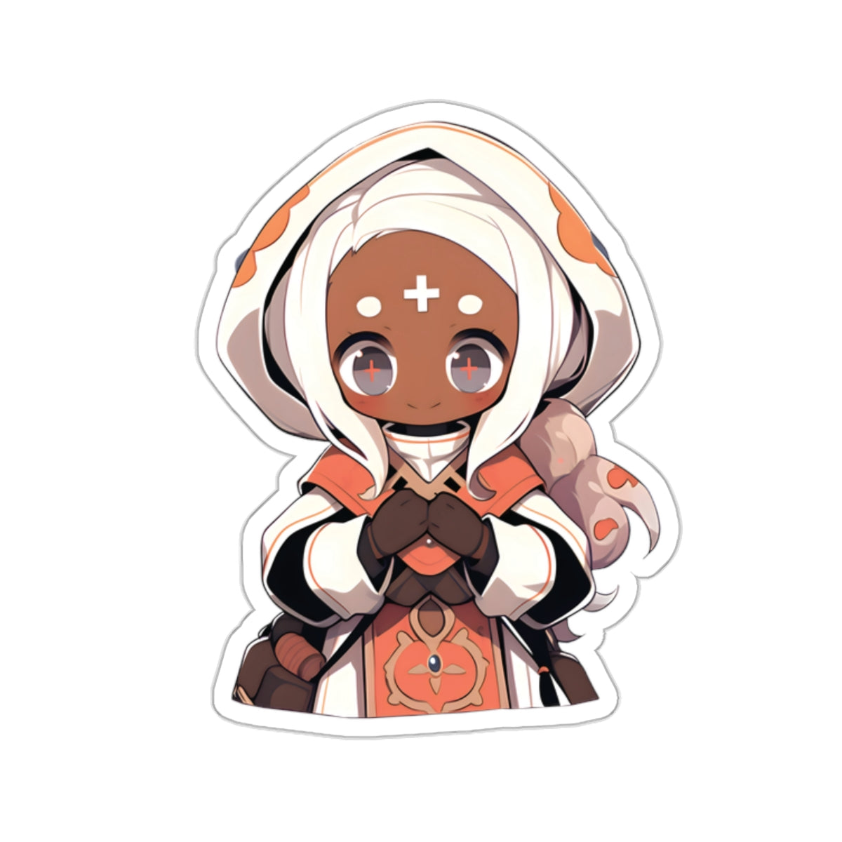 Cute Holy Cleric Lady Sticker