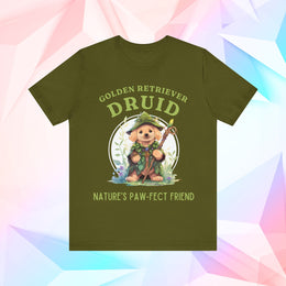 Golden Retriever DND Druid T-Shirt