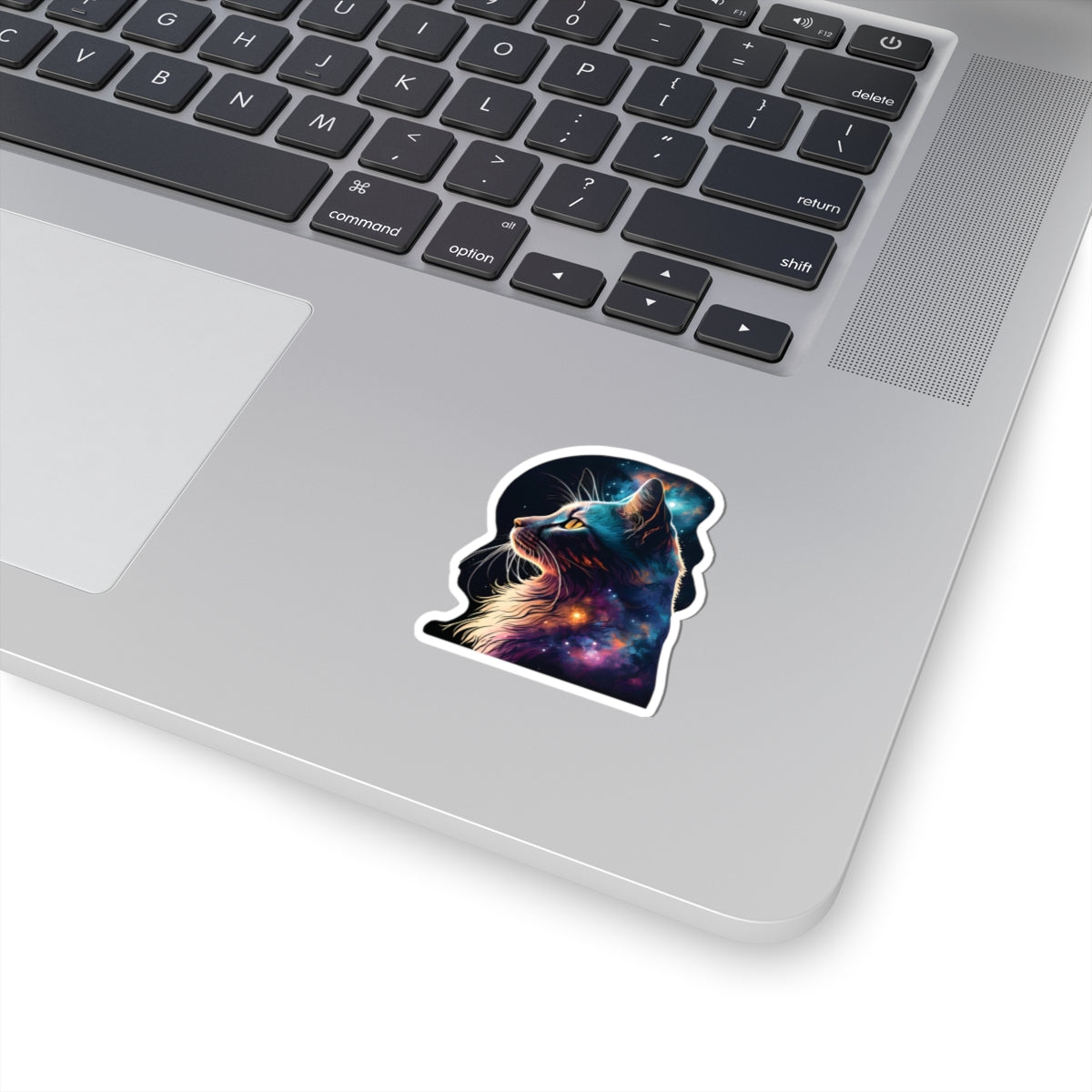 Celestial Galaxy Cat Sticker