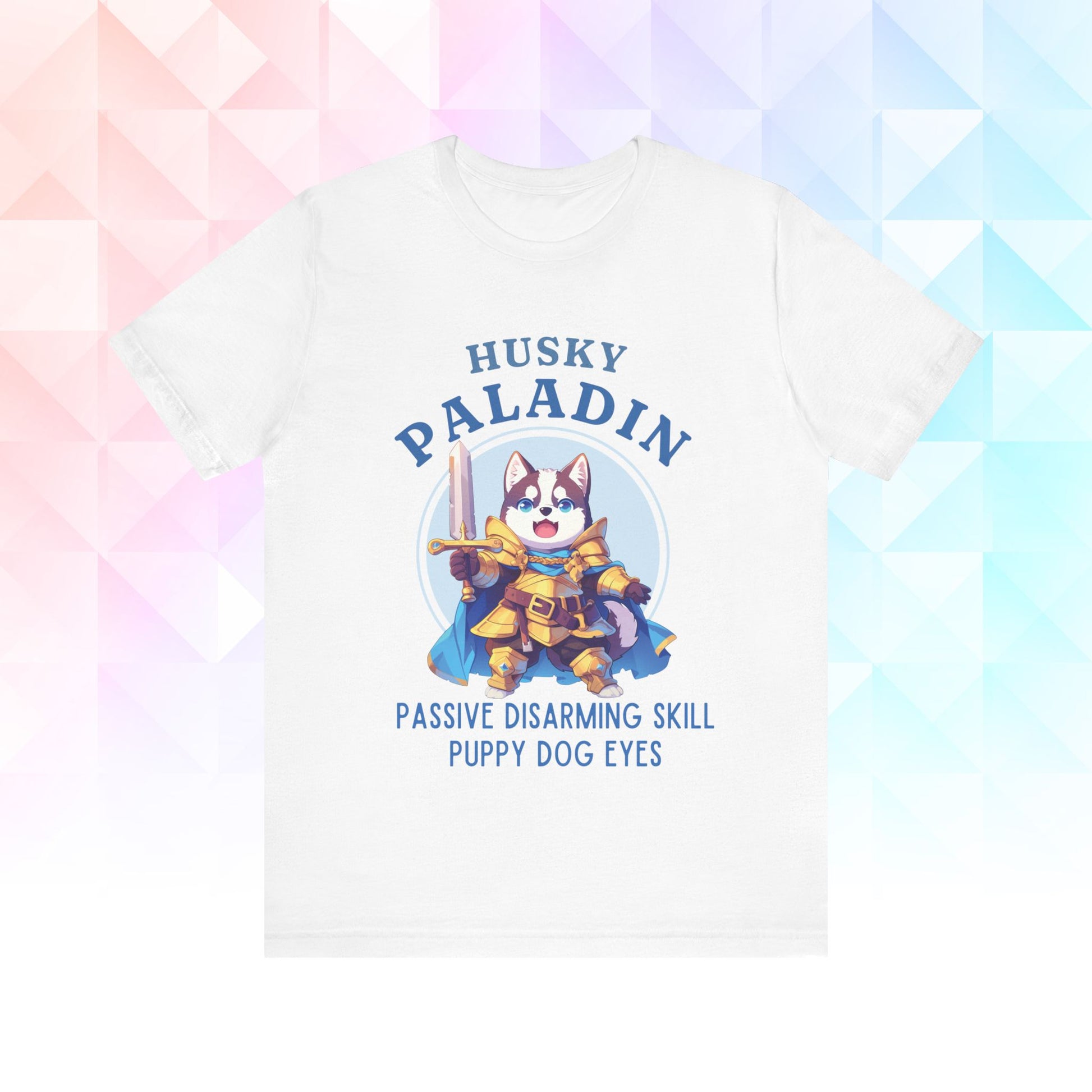 Husky Paladin Puppy Dog Eyes T-Shirt