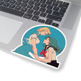 Michiru and Haruka Vintage Sticker