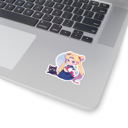 Judging Sailor Moon and Luna Sticker