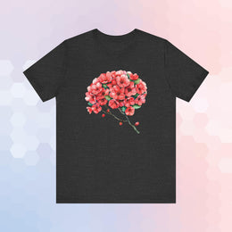 Cherry Blossom Brain Anatomy T-Shirt