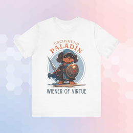 Dachshund Paladin Wiener of Virtue T-Shirt