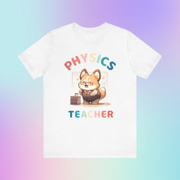 Physics Teacher Corgi Gift T-Shirt