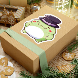 Froggy Top Hat Sticker