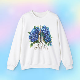 Hydrangea Lung Anatomy Sweatshirt