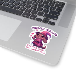 Wiener Wizard Valentines Sticker