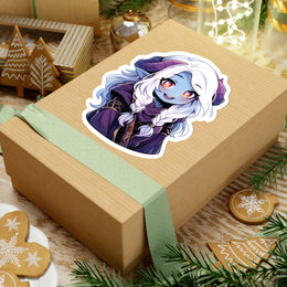Tiefling Dark Elf Sticker