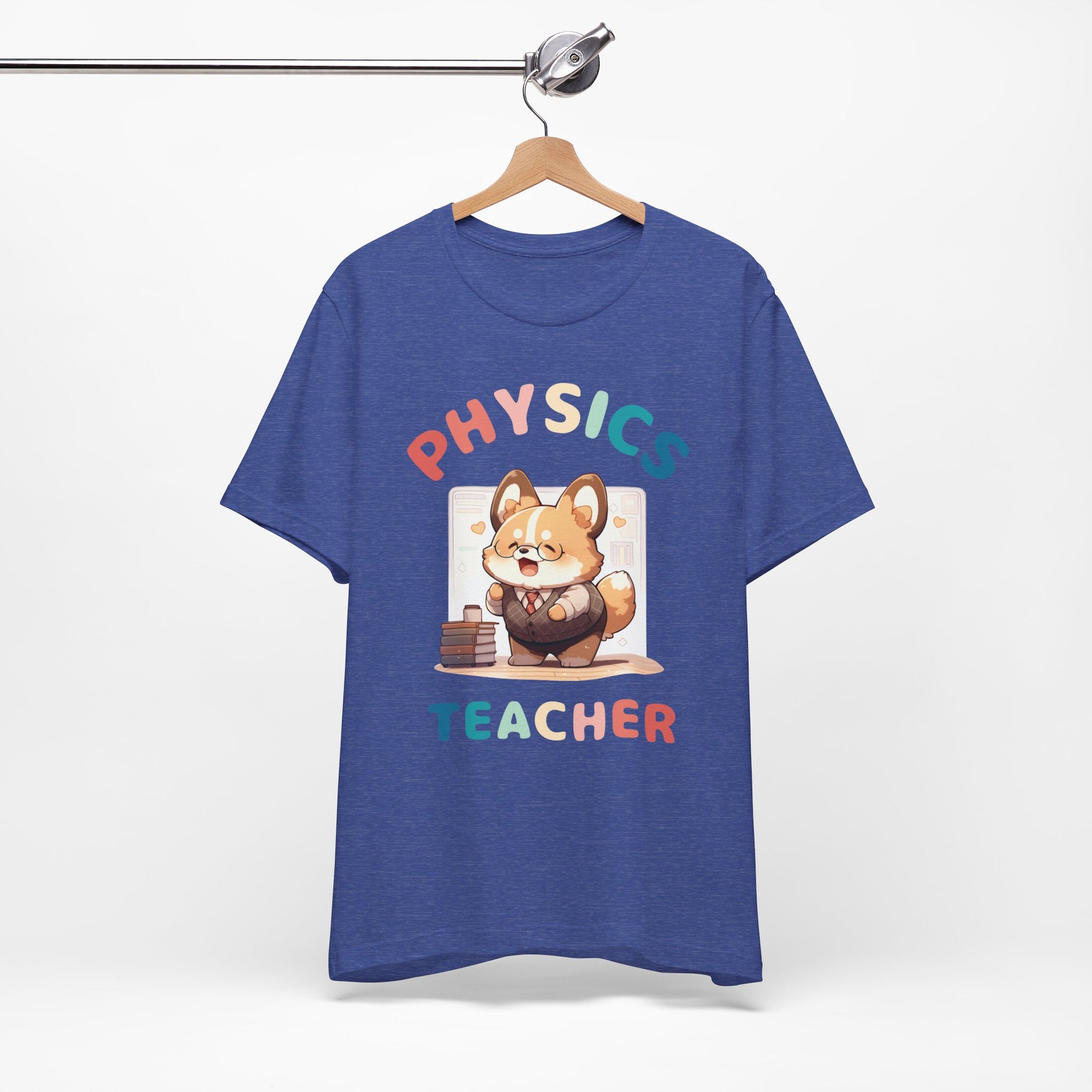 Physics Teacher Corgi Gift T-Shirt