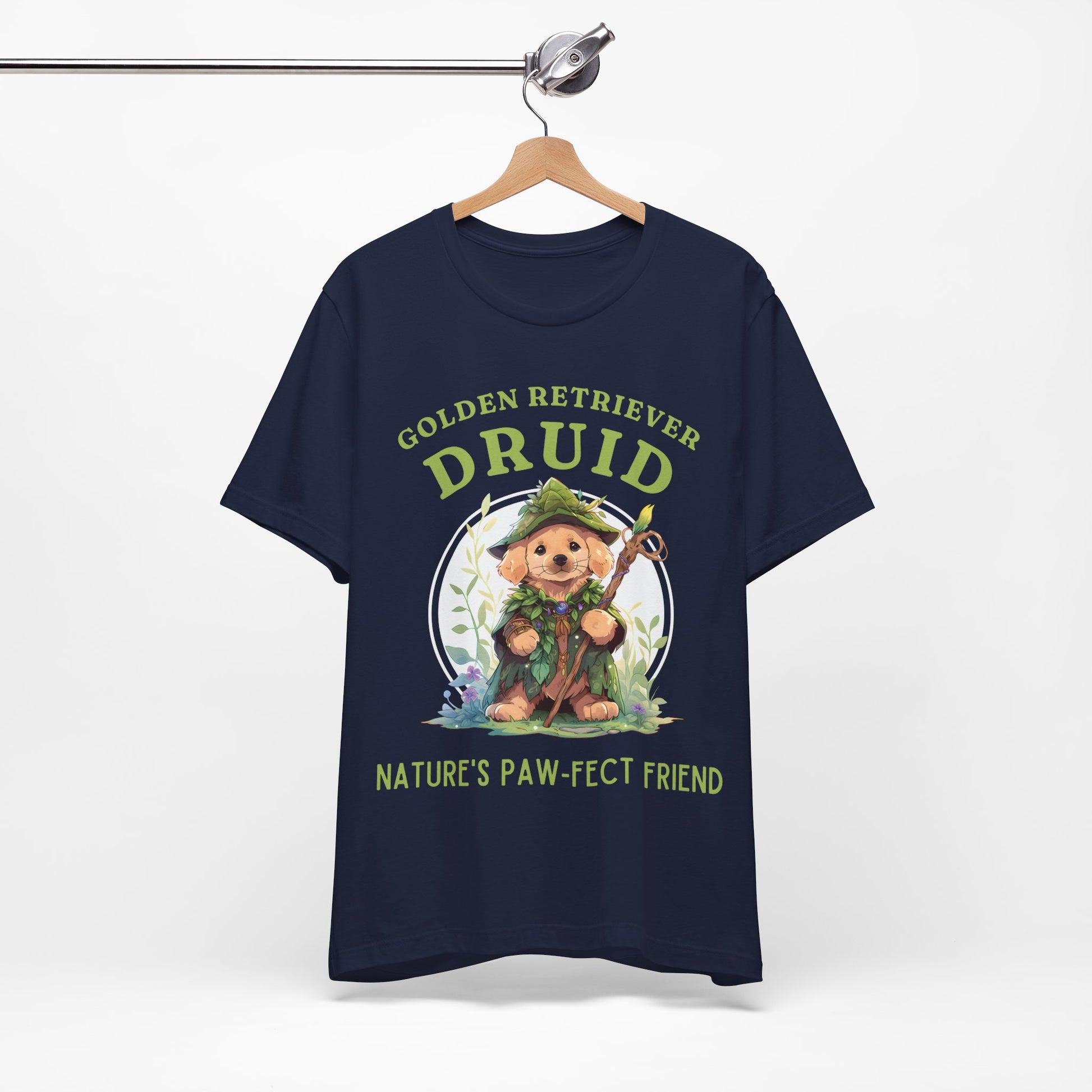 Golden Retriever DND Druid T-Shirt