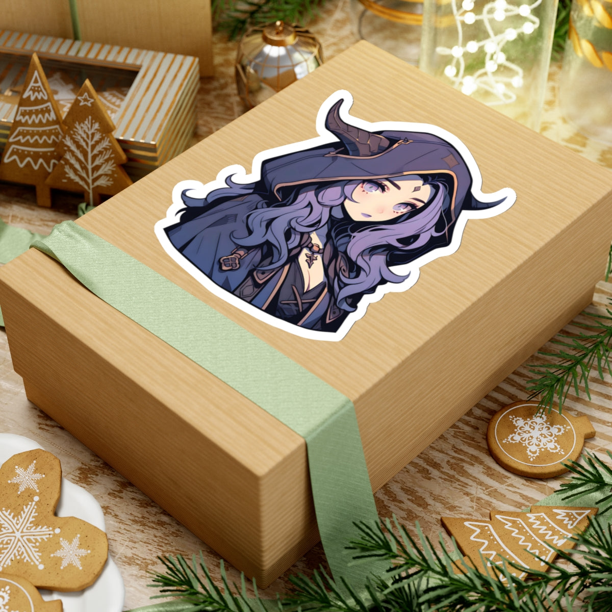 Horned Necromancer Sticker