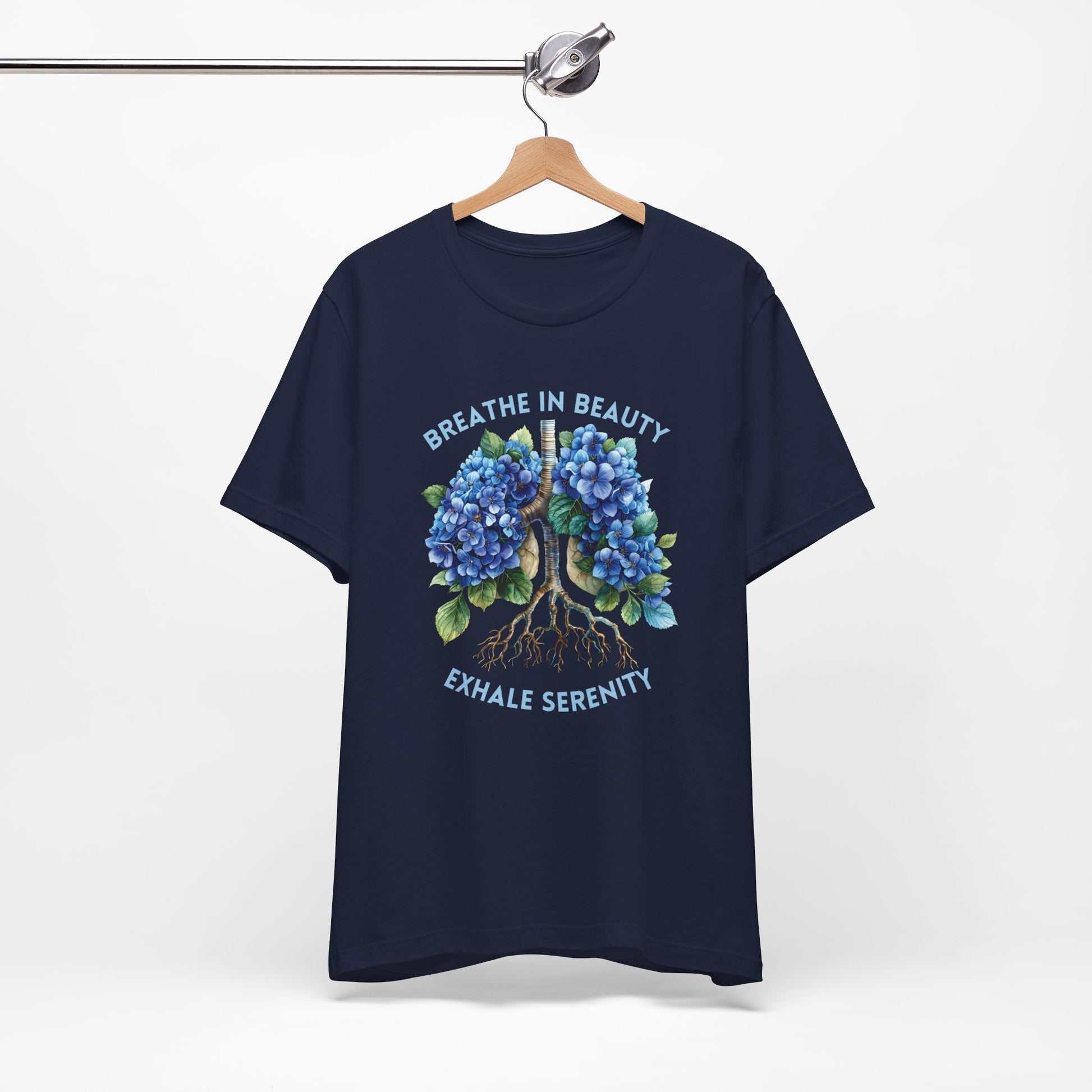 Hydrangea Lungs Anatomy T-Shirt