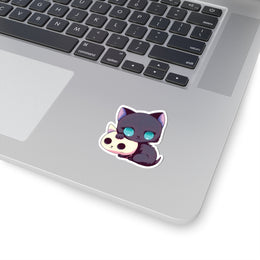 Cute Goth Cat Sticker