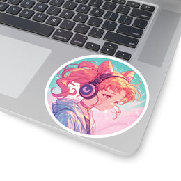 Chibi Usa Kawaii Lofi Sticker