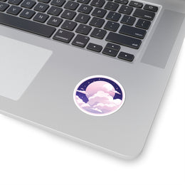 Pastel Moon Clouds Sticker