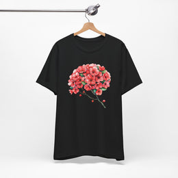 Cherry Blossom Brain Anatomy T-Shirt