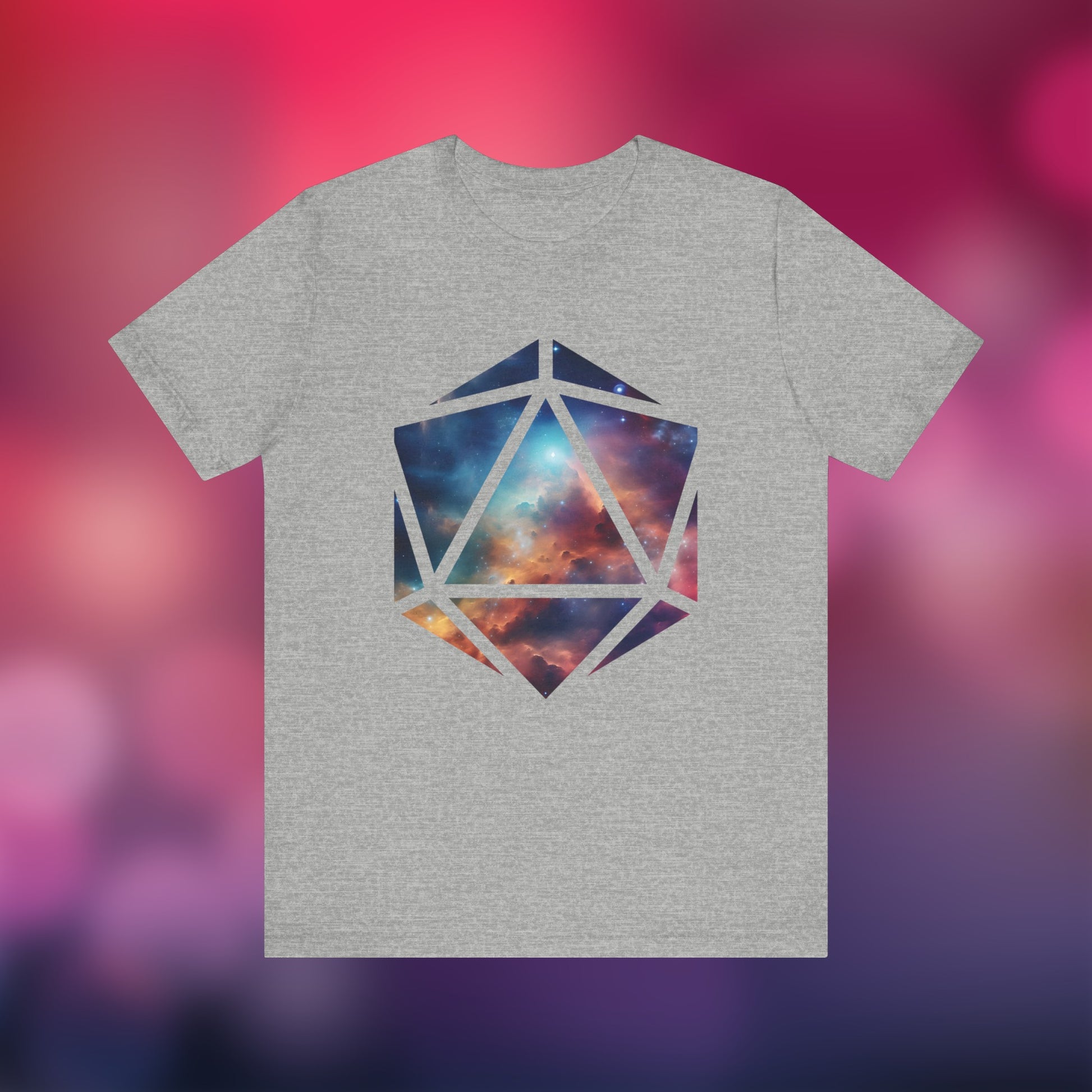 D20 Galaxy Dice Unisex T-Shirt