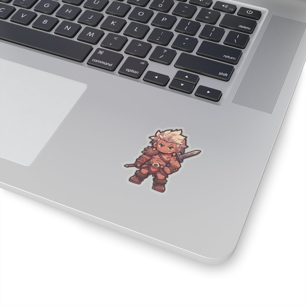 Chibi Barbarian DND Sticker