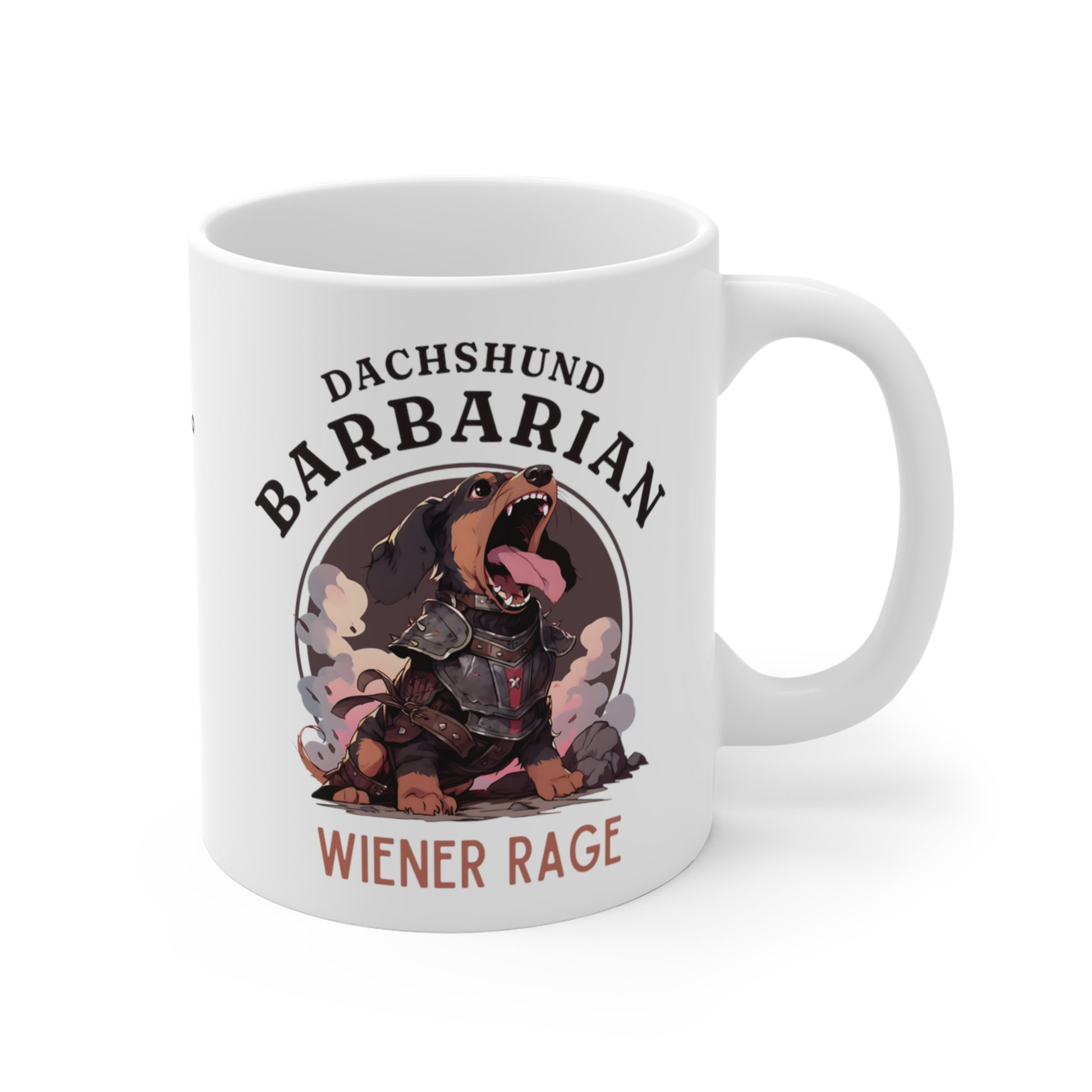 Dachshund Barbarian DND Mug