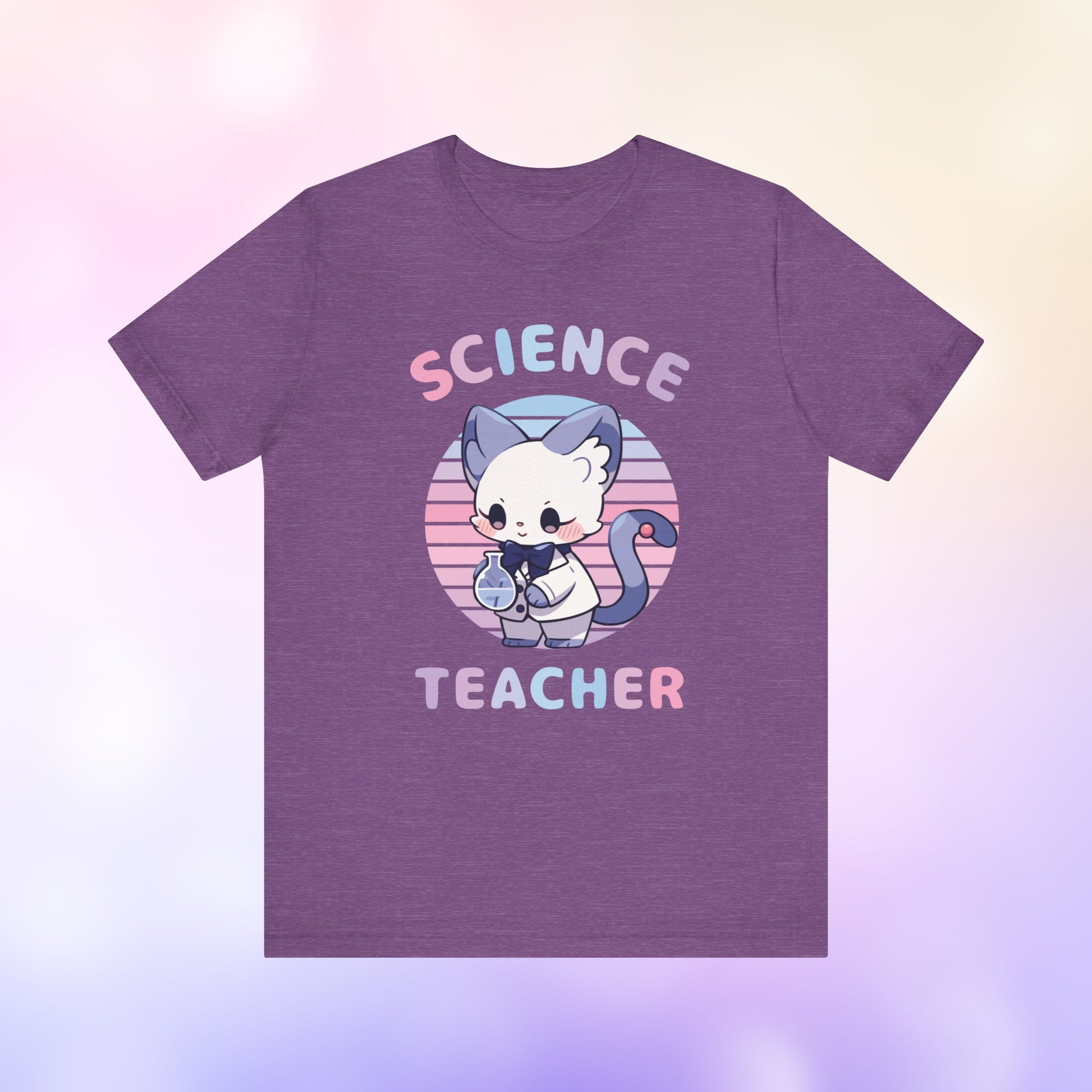 Science Teacher Cute Cat Gift T-Shirt