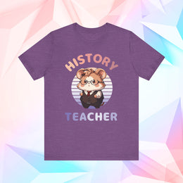 History Teacher Hamster Gift T-Shirt