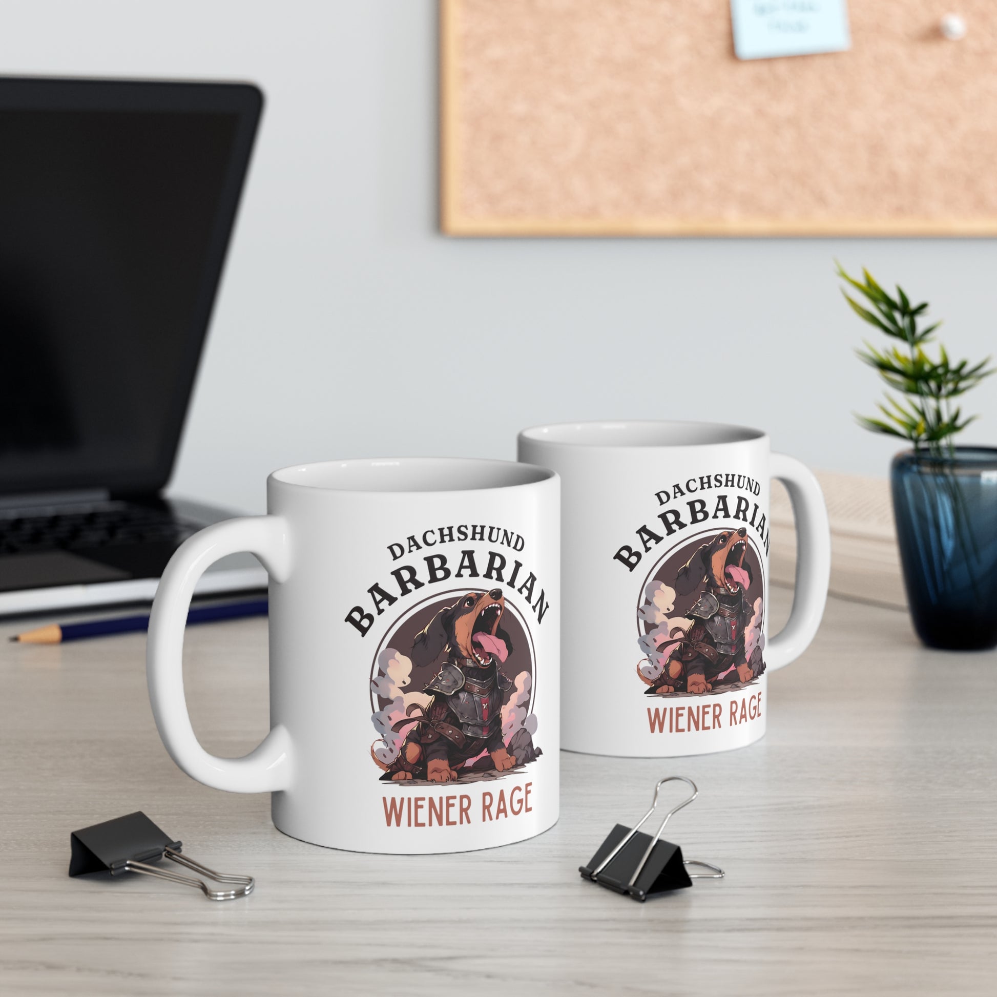 Dachshund Barbarian DND Mug