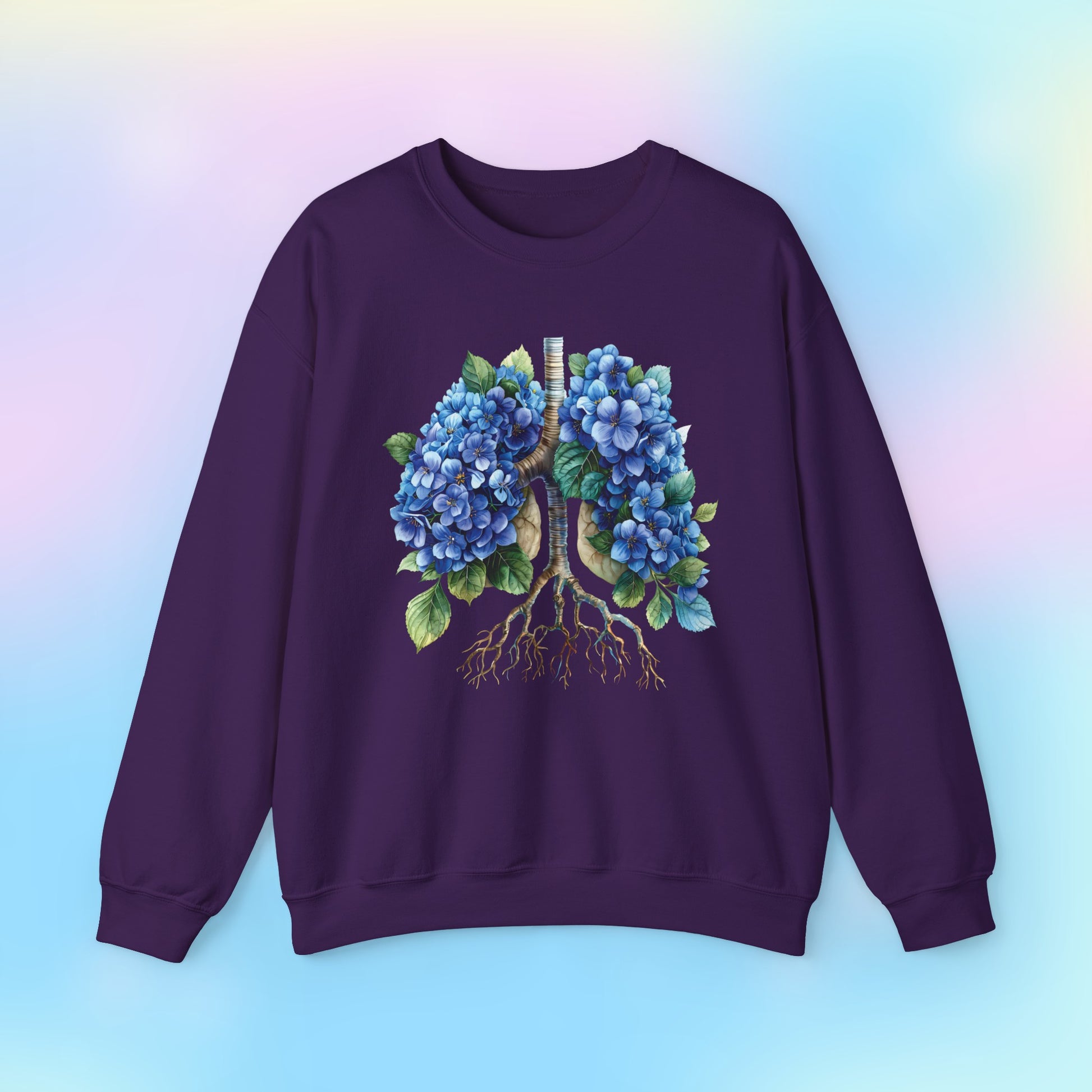 Hydrangea Lung Anatomy Sweatshirt