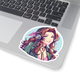 Aerith FF7 Lofi Sticker