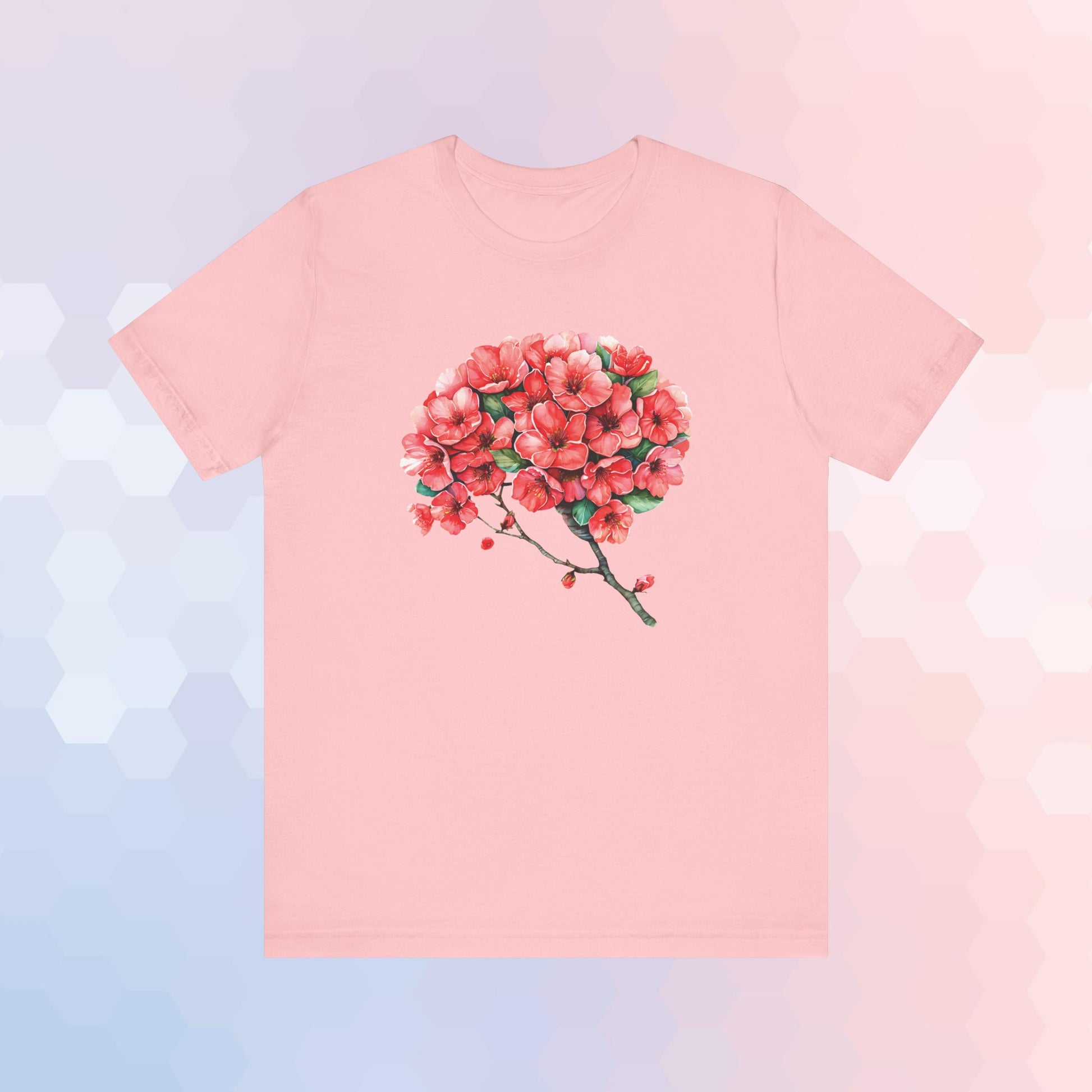 Cherry Blossom Brain Anatomy T-Shirt