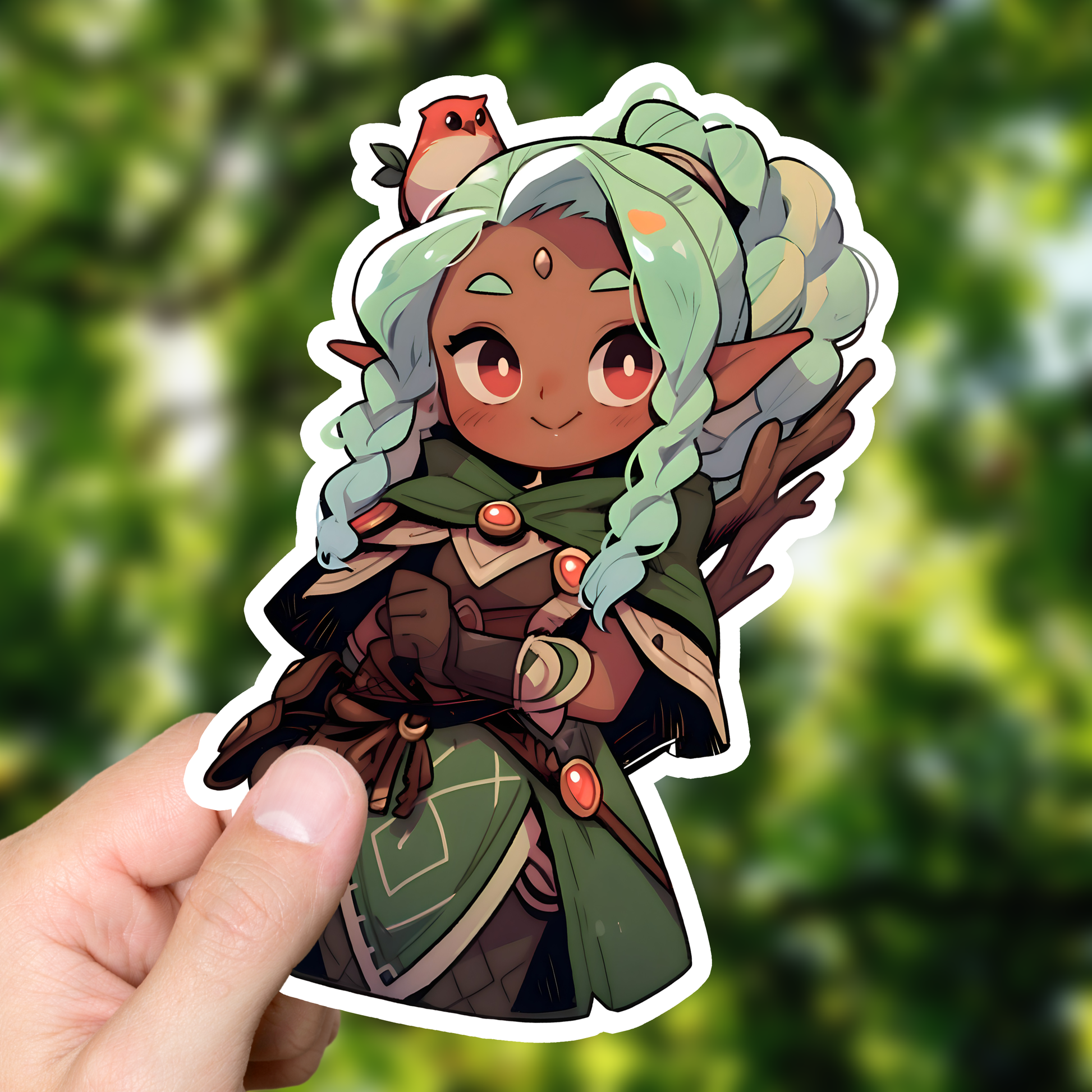 Druid Elf Sticker