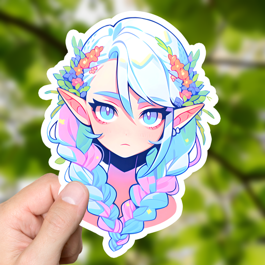 Pastel Elf Sticker