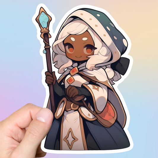 Holy Cleric Lady Sticker