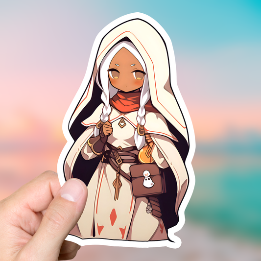 Holy Cleric Mage Sticker