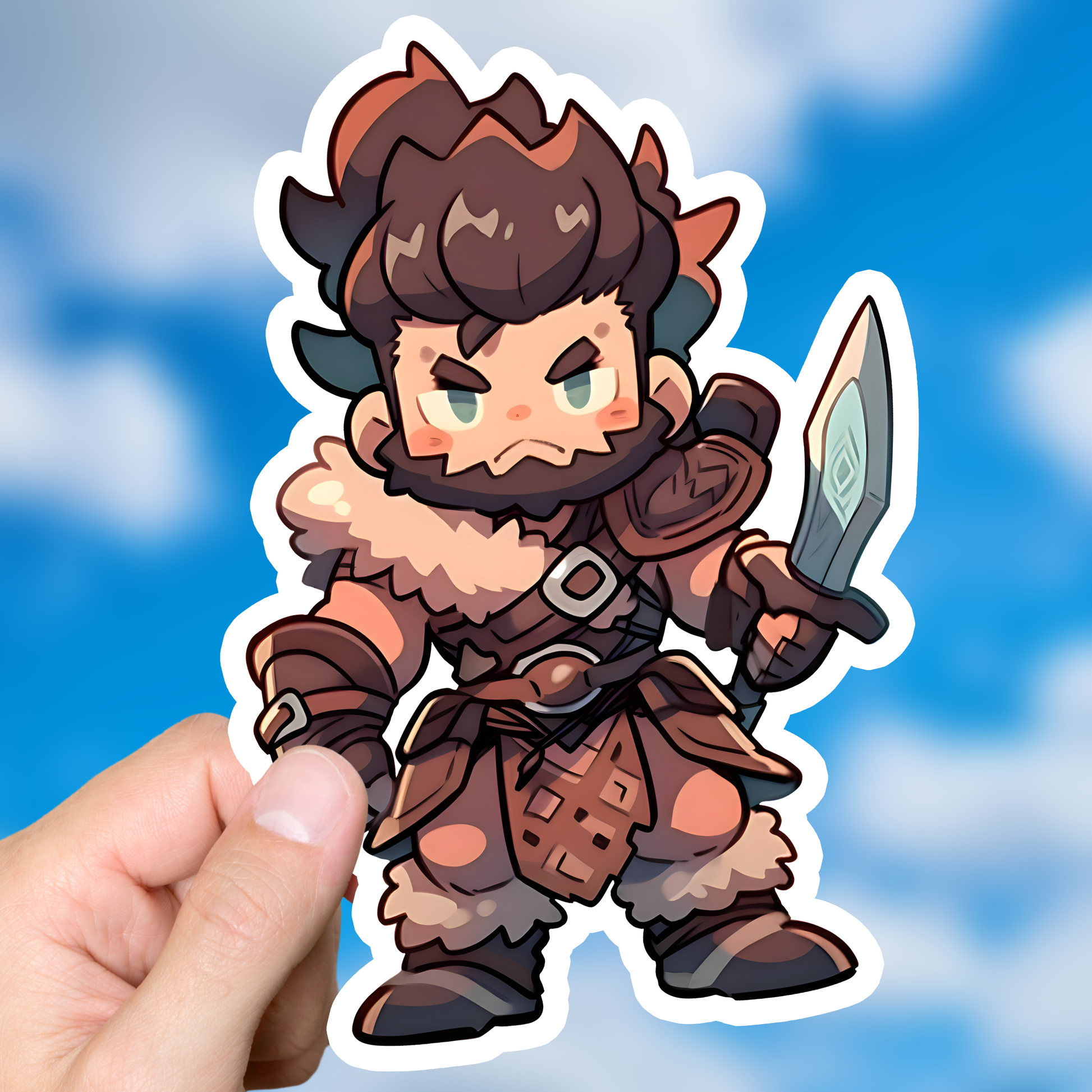 Barbarian DND Sticker