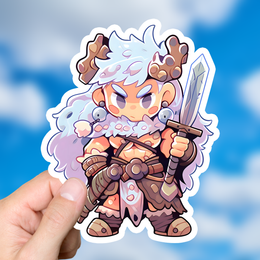 Cute Barbarian Sticker